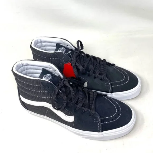 VANS Sk8-Hi Textured Asphalt Skate Shoes Women Sneakers Suede Canvas VN0005U91O7 - Picture 3 of 9